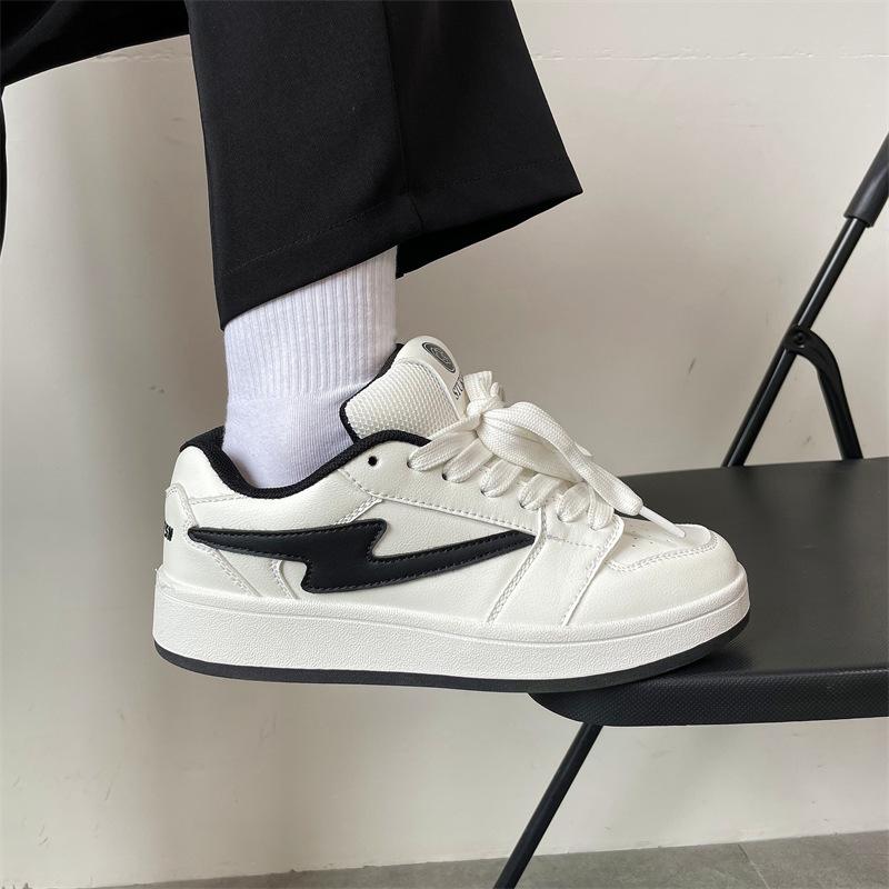 Hong Kong style platform bread shoes men's ins Guochao 2025 summer new couple leisure sports shoes student board shoes