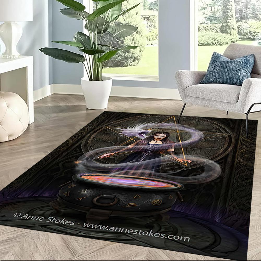Gothic Style Floor Mat Perfect for Game Room Outdoor Study room Dormitory Antislip Carpet Decorate Offices