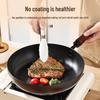 Jincun Zhangqiu Wrought Iron Flat Bottom Frying Pan
