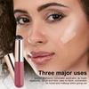 Silicone Lip Brush with Cover Cap Finger-like Round Head Concealer Brush Q Soft Makeup Brushes for Lipstick Smudge Eye Cream