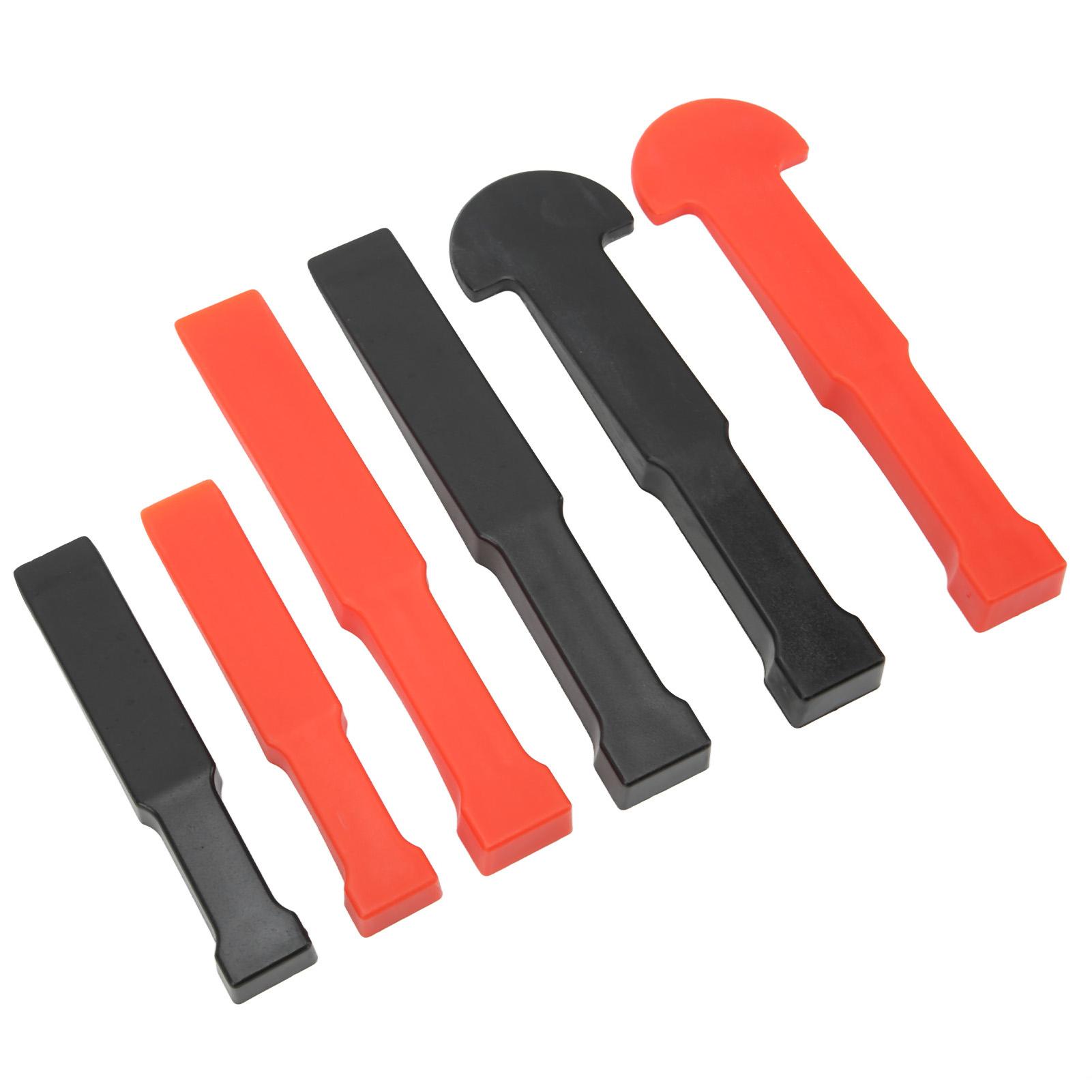 

6pcs Non Marring Pry Bar Set Universal ABS Multi Wedge Panel Trim Moulding Pry Tool Kit