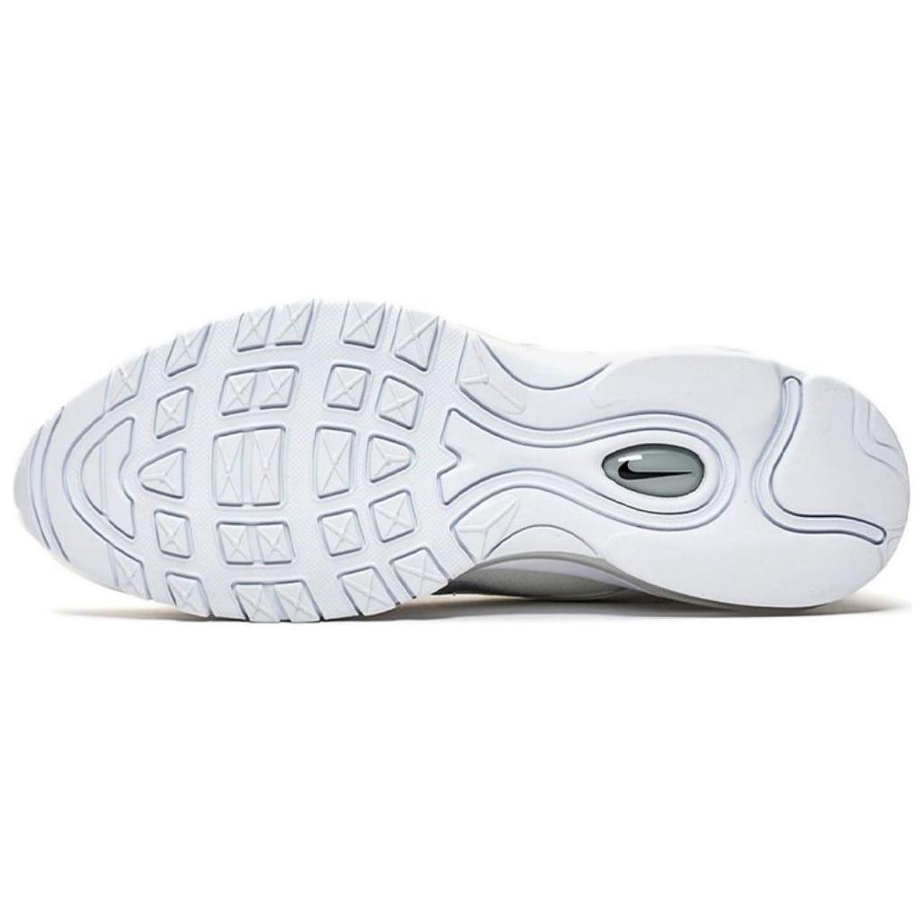 Nike Air Max 97 Abrasion Resistant Low top Running Shoes Unisex White Pink Blue 921826-101(Team252-)