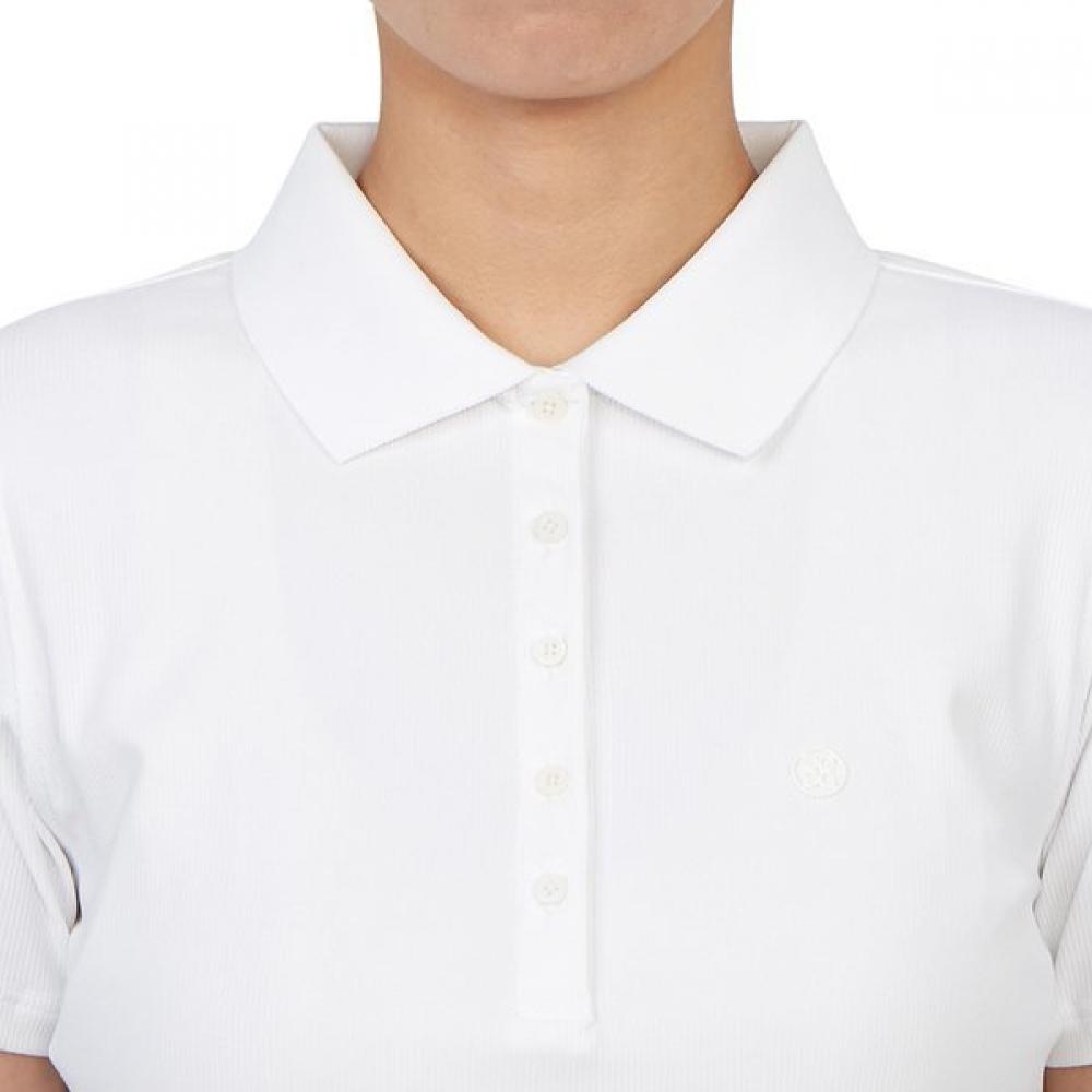 Zipore Golfwear Tricou damă cu guler scurt și mânecă scurtă g4lS23k135 Sno
