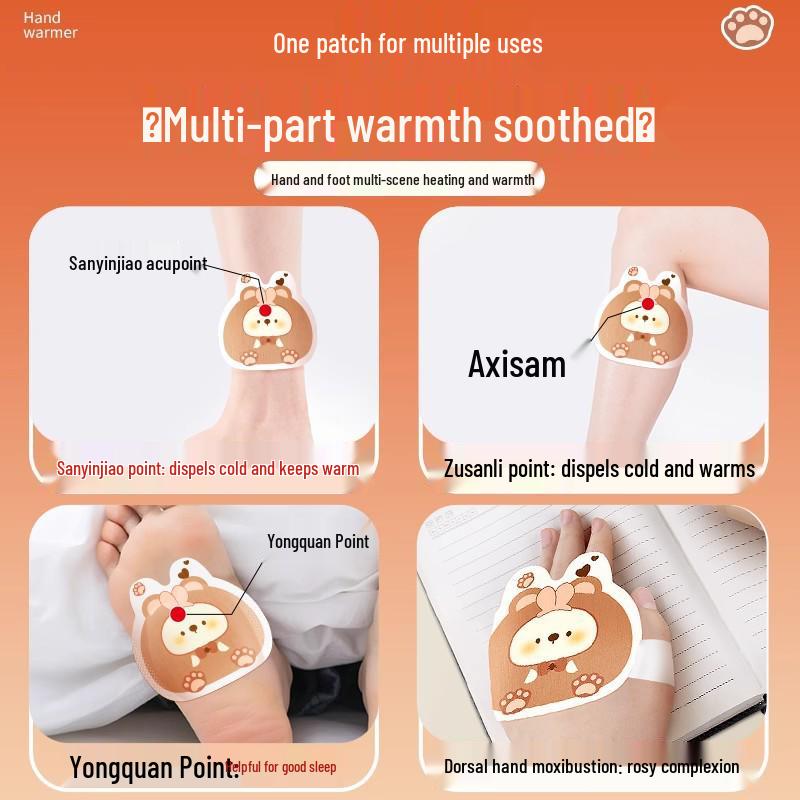 Self-Heating Wearable Hand Warmers for Students and Children