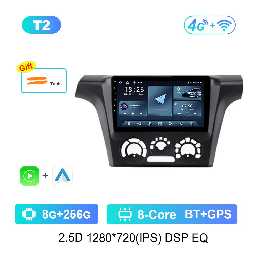 Car Radio Multimedia Player 9 inch for Mitsubishi Outlander 1 2002 - 2008 Android 4G Navi GPS WIFI IPS Touch Screen DSP Stereo