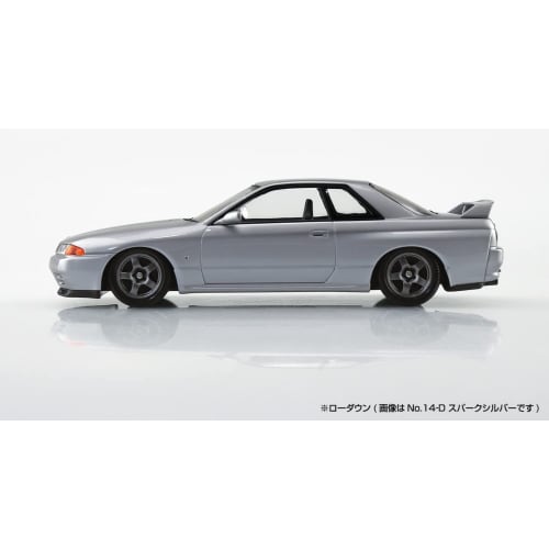 Aoshima Bunka Kyozai (AOSHIMA) 1/32 The Snap Kit Series Nissan R32 Skyline GT-R Spark Silver Pre-Colored Plastic Model Kit 14-D