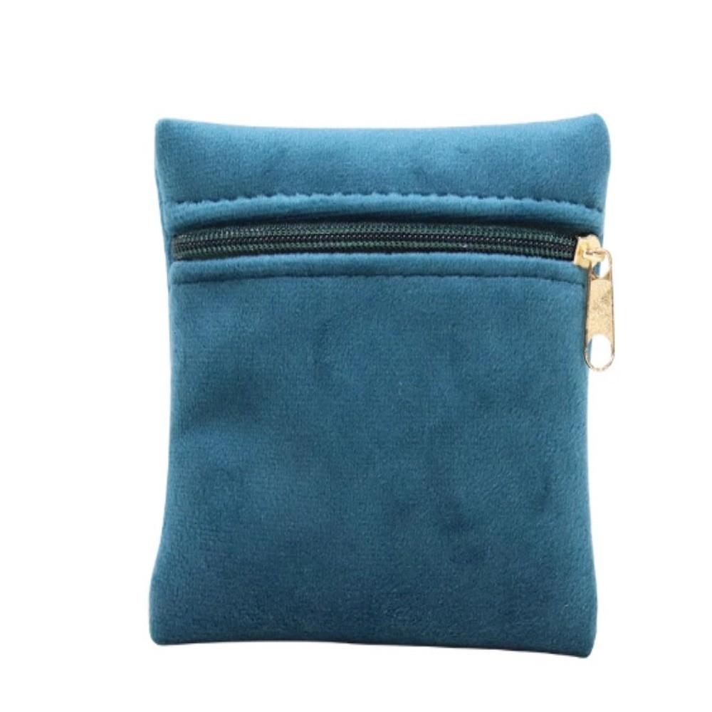 Double-Sided Zipper Jewelry Pouch Zipper Closure Jewelry Storage Bag  Jewelry Packaging