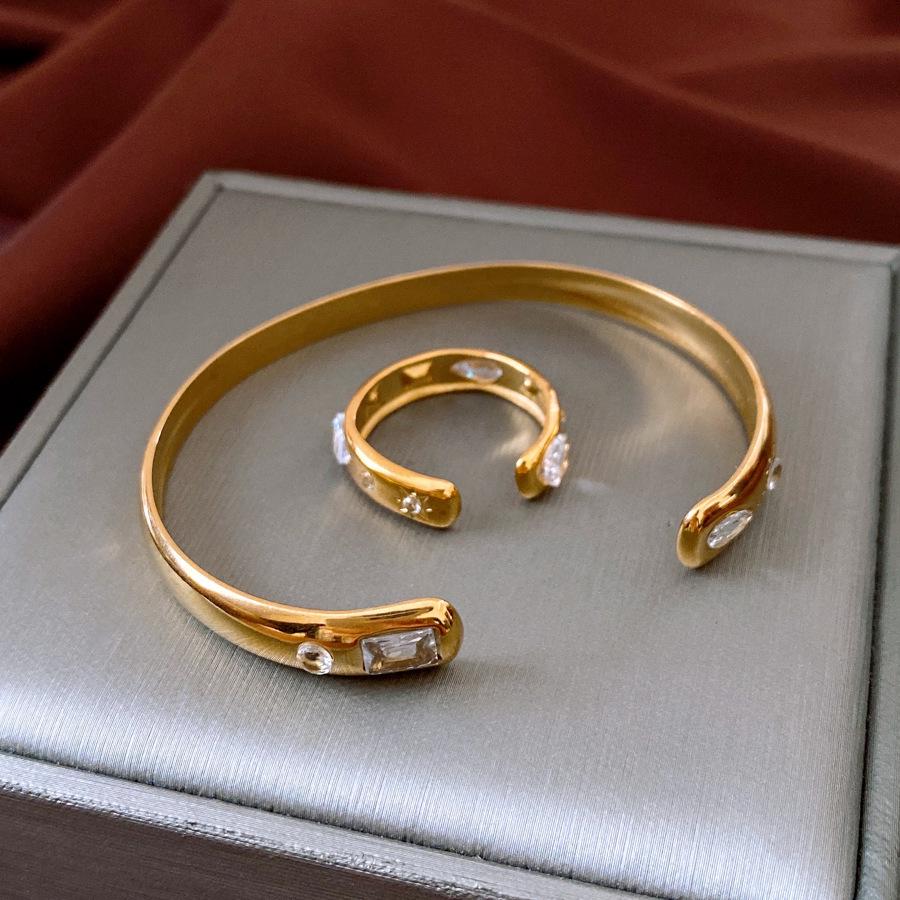 

Женский минималистичный браслет высокого класса с неровной вогнутой формой: Европейский и американский нишевый холодный стиль браслет