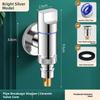 Household Stainless Steel Washing Machine Faucets With Water Stop Valve G1/2 Single Cold Wall Mounted Tap Bathroom Accessories