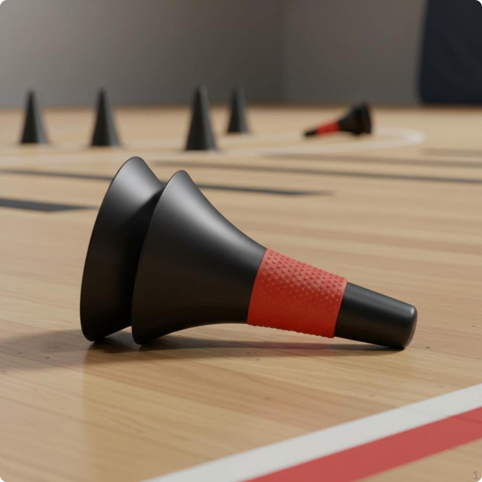 Training Cones Thickened Agility Cone Soccer Black Red Black Red