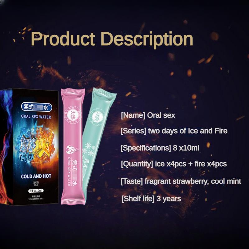 Water Blowjob Private Parts for Women Men Cool Heat Flirt Liquid Private Parts for Couples Liquid Coolant