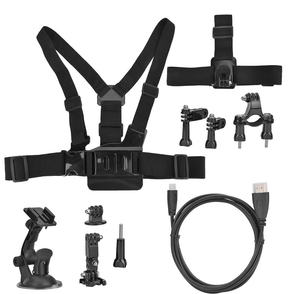 Portable Plastic Action Camera Tool Set Accessory for Gopro HERO 43+2 Black