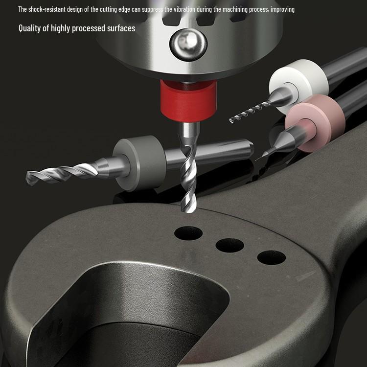 PCB Tungsten Steel Micro Twist Drill Set, 0.2-3.0mm, Fixed Shank