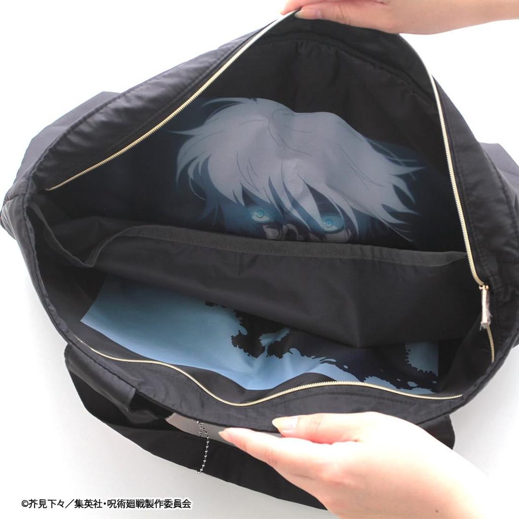 Jujutsu Kaisen Anime 5th Anniversary Gojo Satoru Eco Bag [Blooming] (Black) 002049-0001-01