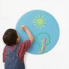 PinCute Updated Larger Sized 11.8 inch 10 Pack Dry Erase Dots Circles Sticker for Spots Tables, Colorful Removable Whiteboard Painting Marker,