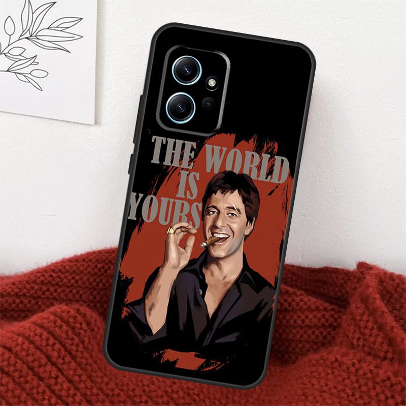 Scarfaces The World Is Yours Hülle Für Xiaomi Redmi Note 13 9 10 11 12 14 15 Pro Plus Hülle Für Redmi 15 C 12C 13C 14C 10C