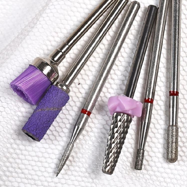 Nail Bits for Nail Drills Complete Manicure Accessories Set Safe Cutter Bit DIY Nail Preparation System