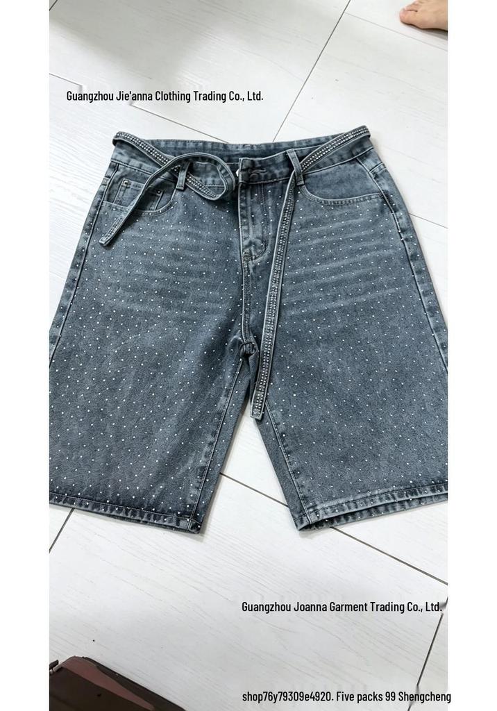 Jeans Uomo 2026 Retro Cross Strass