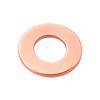 I/D 2/3/4/5/6/7/8/9/10/11/12/13/14/15/16/17/18/19/20mm x 1.5mm Thick Pure Copper Flat Washer For Boat Car High Temperature
