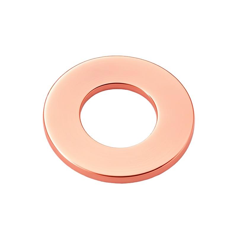 I/D 2/3/4/5/6/7/8/9/10/11/12/13/14/15/16/17/18/19/20mm x 1.5mm Thick Pure Copper Flat Washer For Boat Car High Temperature