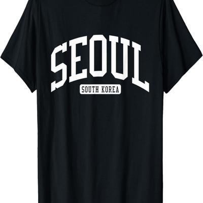 Seoul South Korea College University Style T-Shirt