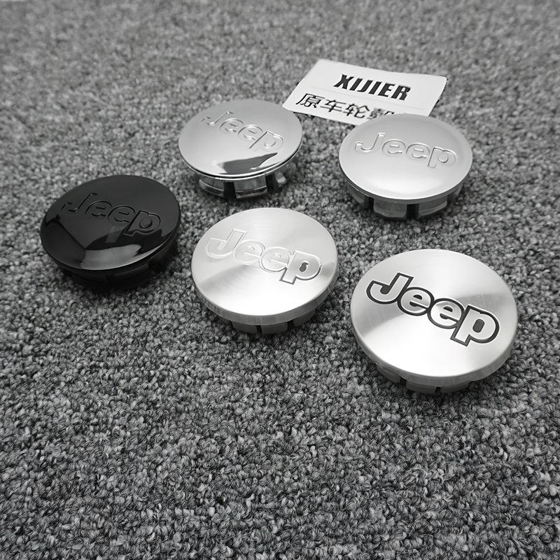 4Pcs Car Emblem Wheel Hub Center Cover Car Accessories For Jeep Renegade Compass Grand Cherokee Wrangler jk Gladiator Patriot