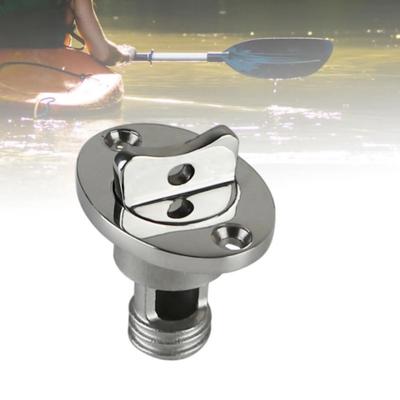 Stainless Steel Drain Plug Round Shape Marine Hardware Garboard Plug  Dinghy Boat