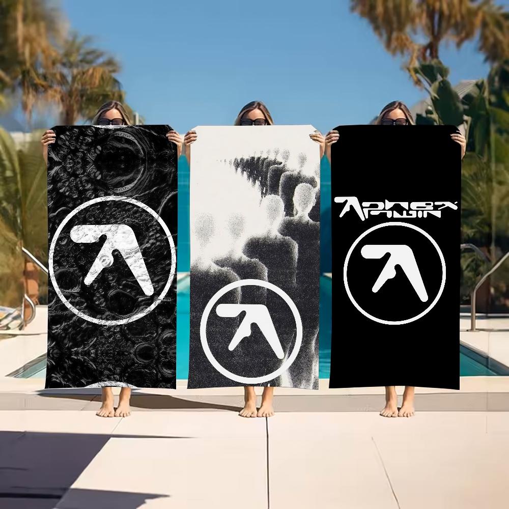 Music A-Aphex Twin Towel Sports Quick Dry Travel Camping Sandproof Soft Light Large Beach Towel