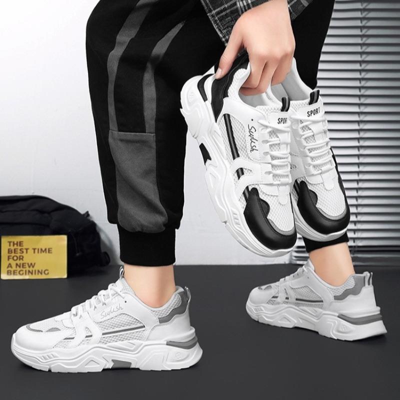 Summer Thickness Breathable Men Casual Sports Shoes Four Seasons Outdoor Wear-resistant Running Shoes Fashion Soft Walking Shoes