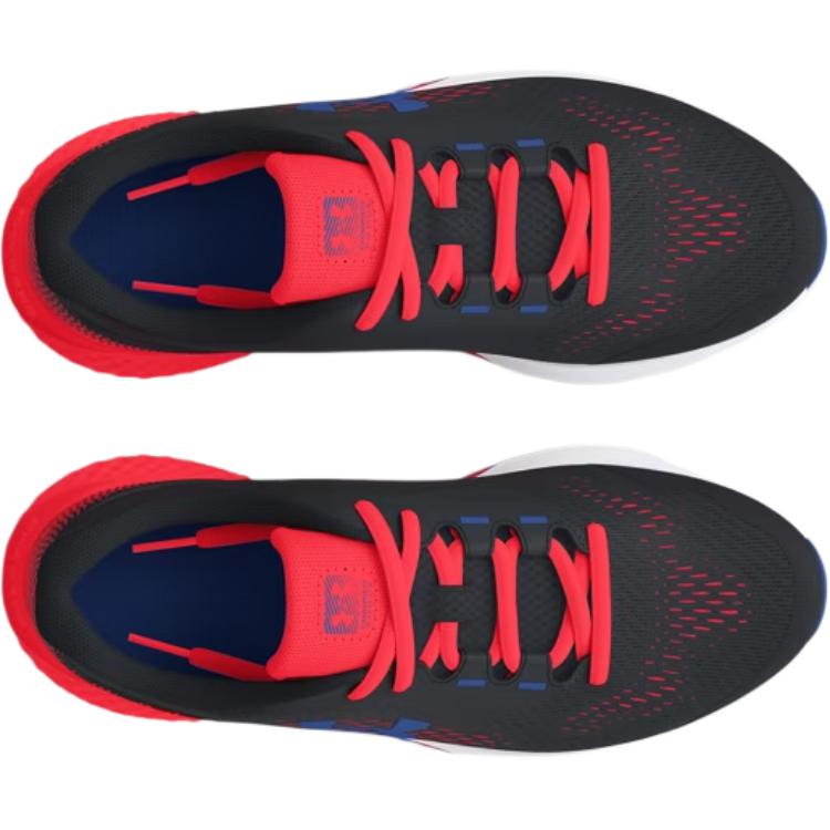 Under Armour Charged Rogue 4 GS Black Beta Blue Kids Sneakers Tech-Blue 3027106-004