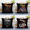 J-Judas P-Priest Pillow Case Sofa Living Room Bedroom Double-sided Printing Square Cushion Nap Time Cushion Cover