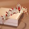 Alloy Queen Princess Crown Baroque Bridal Headband Vintage Bride's Crown  Birthday Gift