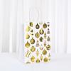12/30pcs Merry Christmas Paper Tote Bags with Gold Foil Prints Reusable Holiday Bags for Gifts and Favors Packing Candy