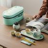 Company annual meeting gifts thousands of miles of Jiangshan Ru kiln travel tea set teapot souvenir portable Kung Fu Kuaike cup