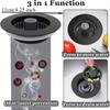 3-in-1 Kitchen Sink Stopper, Pop-Up Kitchen Sink Sewer Strainer, with An Extra Basket Strainer for U.S Standard 3-1/2-Inch Kitchen Sink Sewer Stopper,