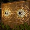 Solar Lights IP44 Waterproof Outdoor Garden Lights Outdoor Wall Sconce Fence Lighting for Backyard Patio Step Railing