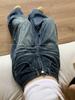 High-Waisted Retro Wide-Leg Jeans for Women – Slimming, Straight-Fit, Floor-Length