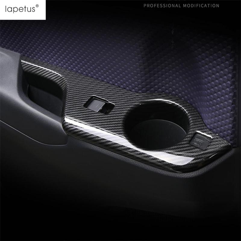 Panel Dekoracyjny Pokrywa Przycisku Podnoszenia Szyby Wewnętrznej Drzwi Samochodu Pasuje Do Toyota C-HR CHR 2016 - Akcesoria Wnętrza ABS