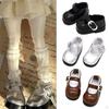 1 Pair Miniature Doll Shoes Female PU Leather Trendy Elegant Accessories Suitable for Games Display