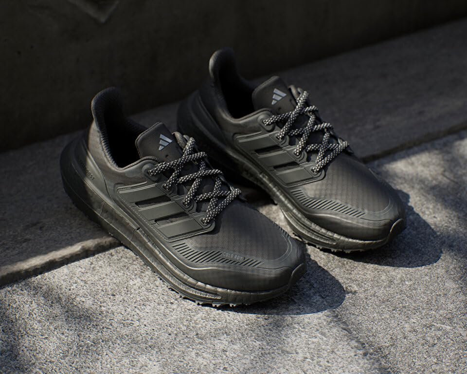 Adidas Ultra Boost 22 RDY MBU14 Running Core Six Size Cm COLD. 2.0 Shoes, Black/Core Black/Grey (HP6414), 25.0