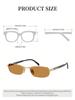 Prada 0PRB54S Gold Rectangle Sunglasses