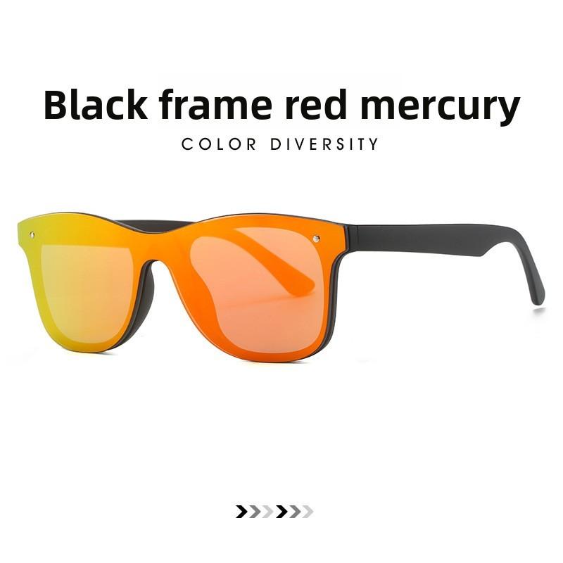 Classic Rimless Sunglasses With Protection For Outdoor Sports And Travel