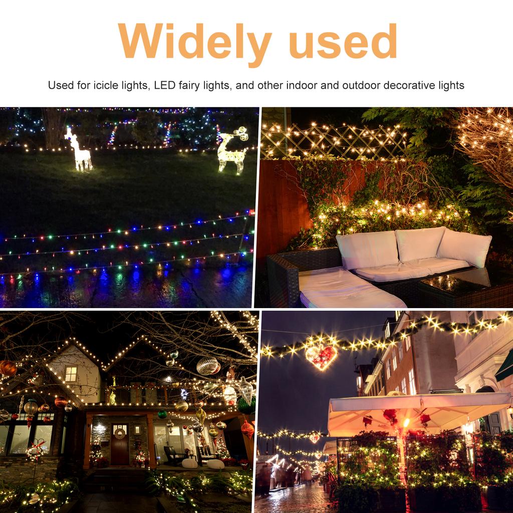 50/100Pcs Gutter Hooks Stainless Steel Christmas Lights Clips for Christmas Lights Holiday Lights Clips for Guttering