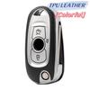 Leather TPU Car Key Case Cover For Opel Vauxhall Astra K Corsa E For Buick Verano ENCORE GX GL6 Folding Keys Shell Accessories