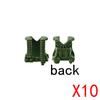 Building Blocks Soldier Figures Equipments Accessories Gifts Toys MOC USA Army Bulletproof Armored Vest Mini Bricks Toy DIY  R28