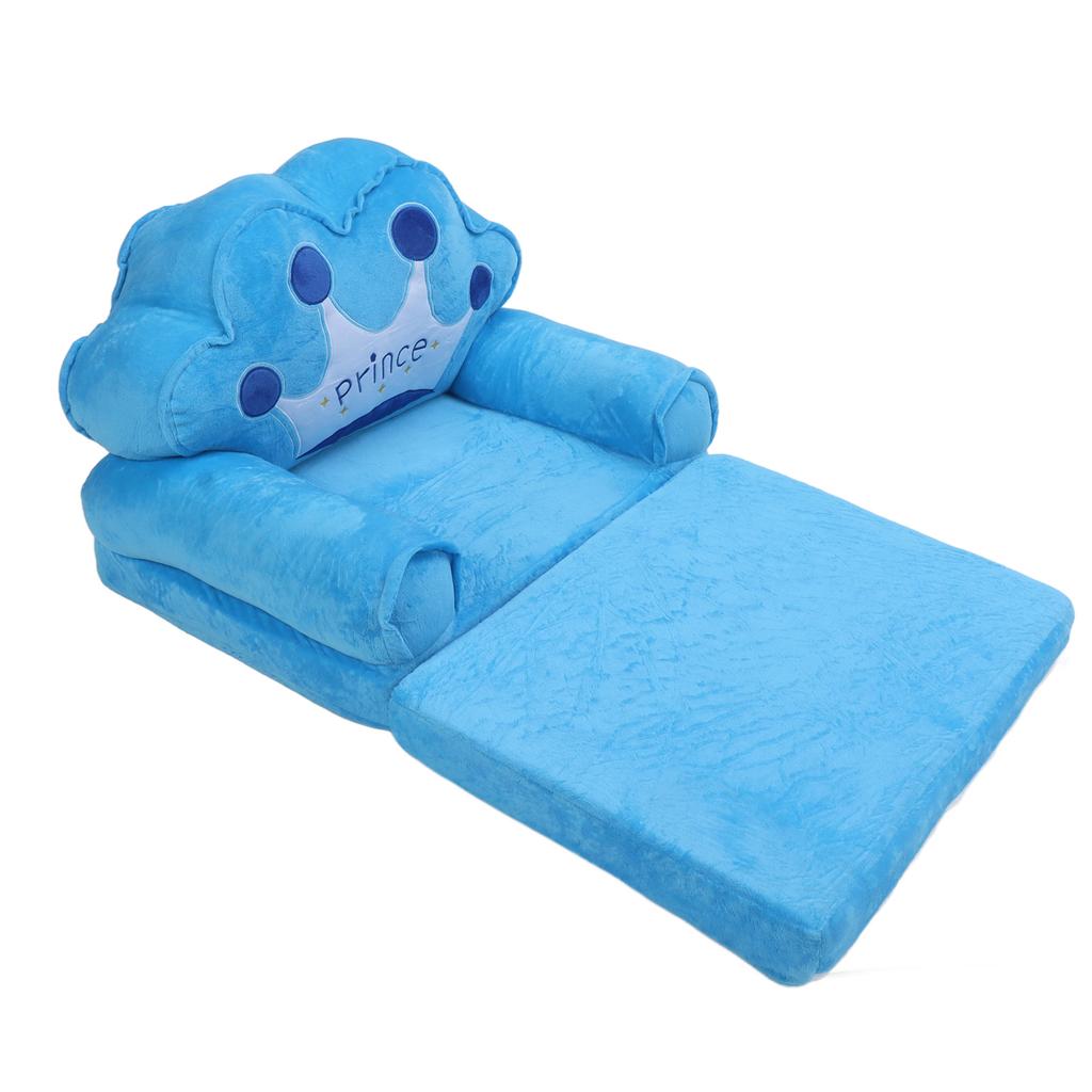 Kids Couch Cartoon Lounger Sofa Foldable Sofa Bed Comfortable Cute Princess Toddler Sofa Two Layer