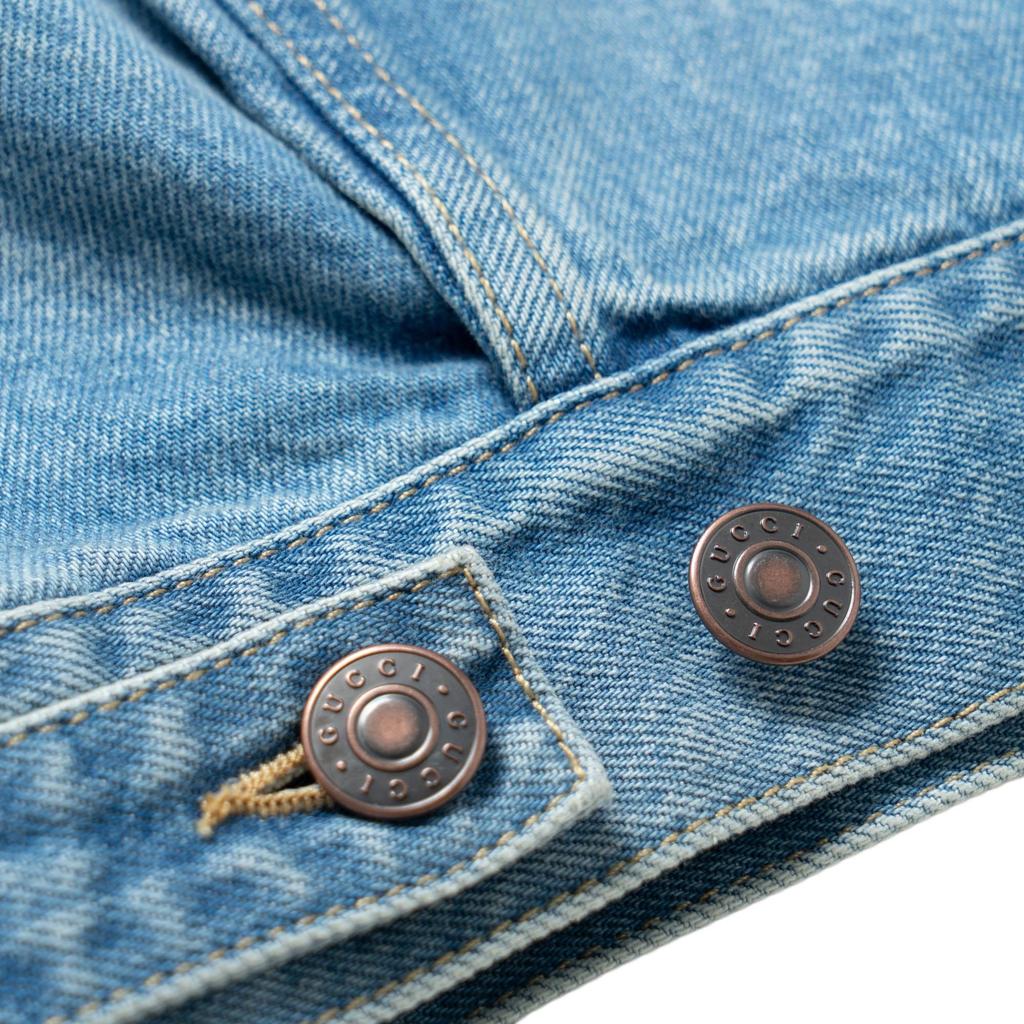 GUCCI x Disney Denim Jacket Men's Light Blue 594850-XDBK0-4452