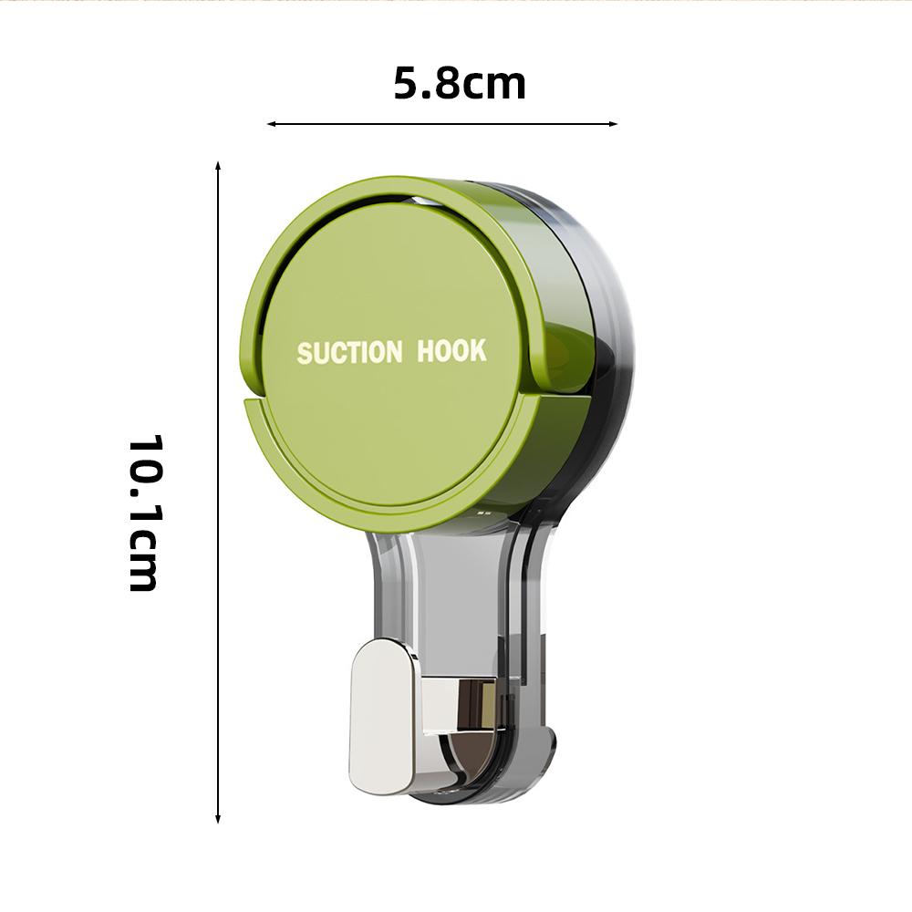 

Suction Cup Hooks No Punching Wall Hooks For Kitchen Reusable Towel Clothes Hanger Hook Home Bathroom Organizer Accessories зелёный