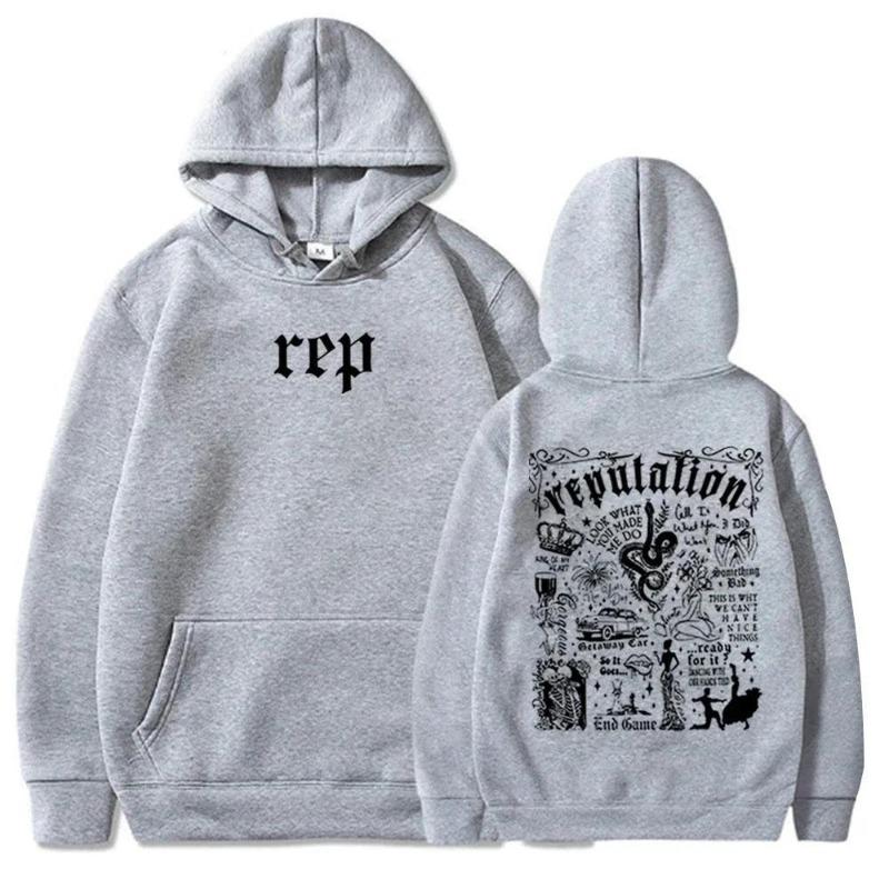 Taylor Reputation Hoodie Pop Music Hoodie Taylor Music Sweat Hoodies Women Men Long Sleeve Hooded Sweatshirts Unisexl  Casual