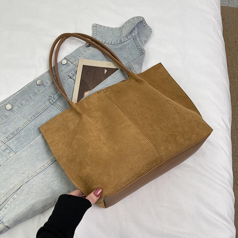 Large-capacity Tote Bag, High Appearance Level, Hand-held Shoulder Bag, Retro, Casual and Stylish Underarm Women's Bag